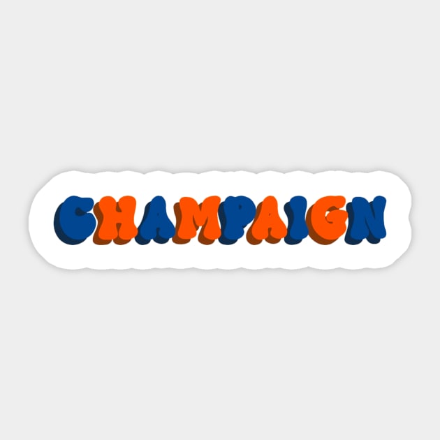 Champaign Sticker by MysteriousOrchid